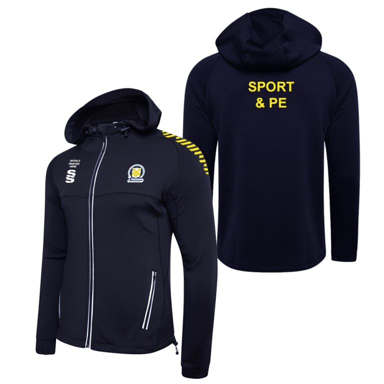 PSC Sport & PE - Dual Full Zip Hoody - Navy - Unisex Fit