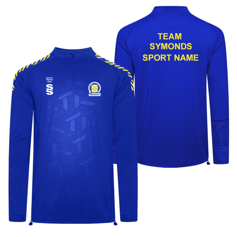PSC Students - Impact 1/4 Zip Performance Top - Royal - Unisex Fit