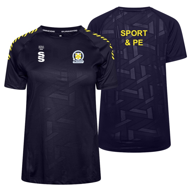 PSC Sport & PE - Impact T-Shirt - Navy - Ladies Fit