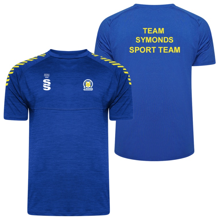 PSC Team Manager - Dual Gym T-shirt - Royal - Unisex Fit