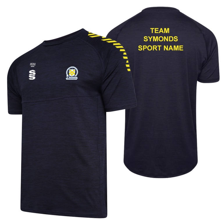 PSC Students - Dual Gym T-shirt - Navy - Unisex Fit