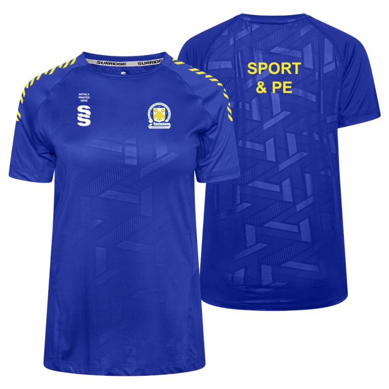 PSC Sport & PE - Impact T-Shirt - Royal - Ladies Fit