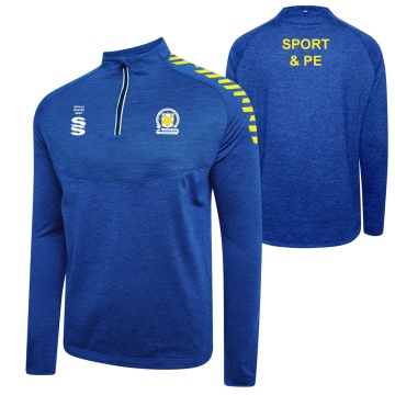 PSC Sport & PE - 1/4 Zip Dual Performance Top - Royal - Unisex Fit