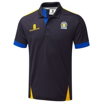 PETER SYMONDS COLLEGE BLADE POLO NAVY/ROYAL/AMBER