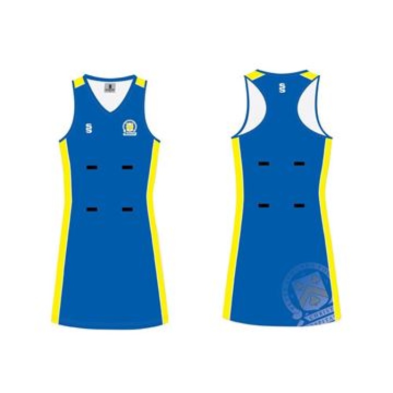 PETER SYMONDS COLLEGE NETBALL DRESS