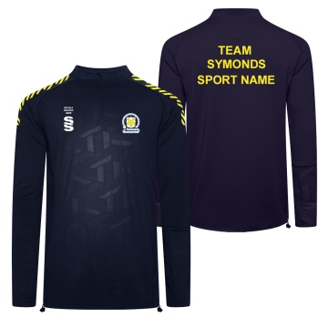 PSC Students - Impact 1/4 Zip Performance Top - Navy - Unisex Fit