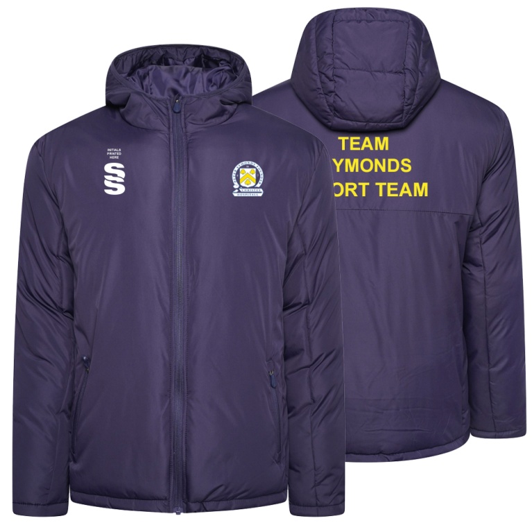 PSC Students - Active Padded Jacket - Navy - Unisex Fit