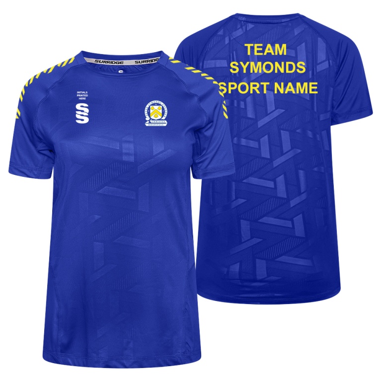 PSC Team Manager - Impact T-Shirt - Royal - Ladies Fit