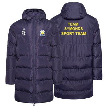 PSC Team Manager - Active Long Padded Jacket - Navy - Unisex Fit